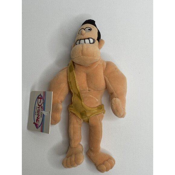 Disney Store Mini Bean Bag George Of The Jungle Plush 8" With Tag - Picture 3 of 6